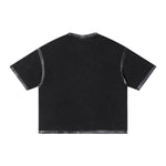 Retro Wasteland Paint-Splatter Distressed T-Shirt