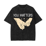 Hooked Fingers Graphic Washed Tee-INNBLAC Fashion Apparel