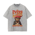 Streetwear Stone Wash Graphic Tee-INNBLAC Fashion Apparel