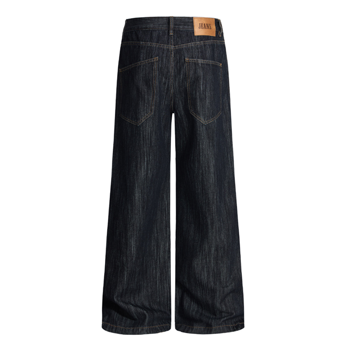 Classic Dark Wash High Waist Wide Leg Jeans