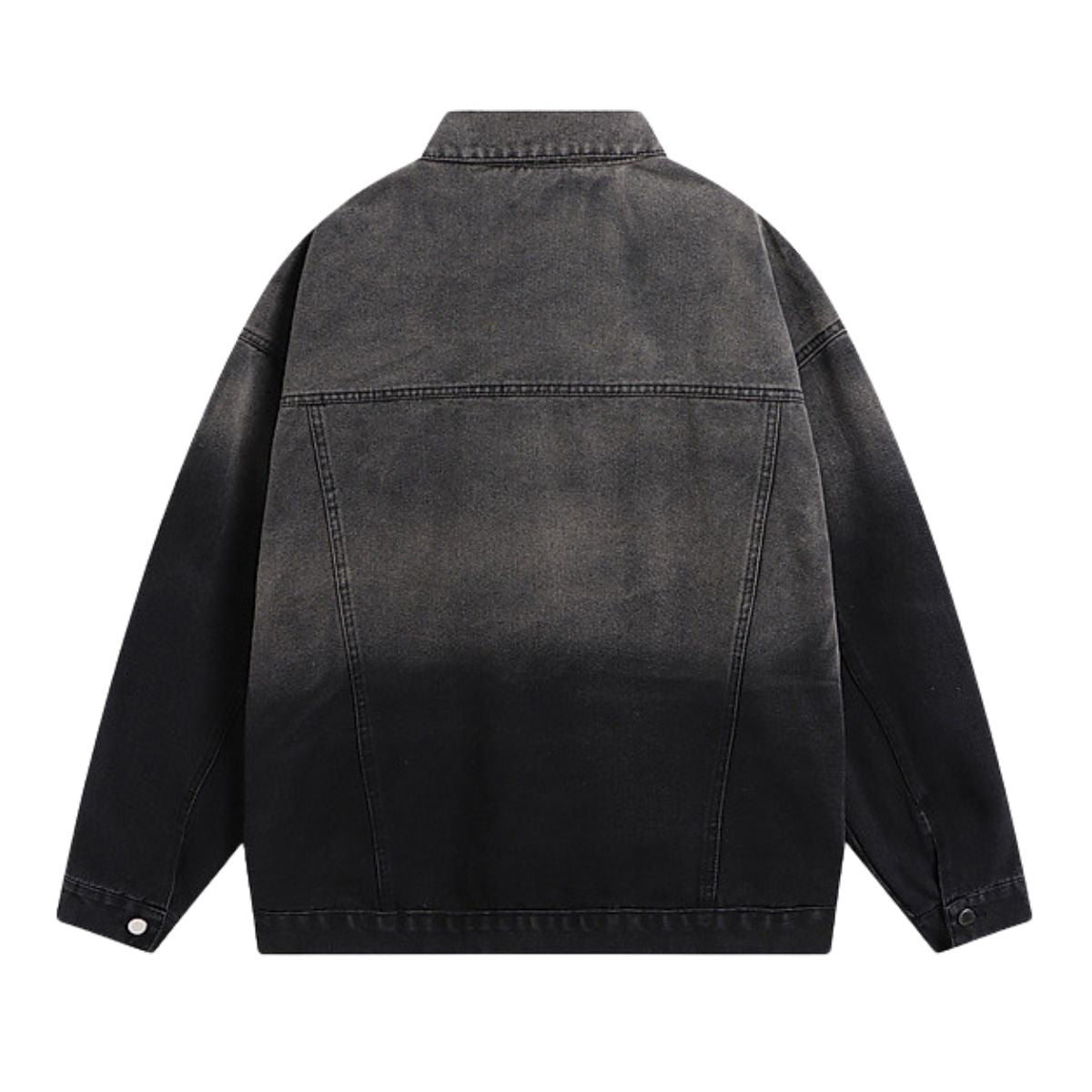 Retro Japanese Loose Gradient Denim Jacket Men & Women