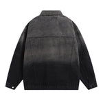 Retro Japanese Loose Gradient Denim Jacket Men & Women