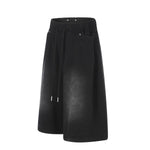 Vintage Washed Oversized Sweat Shorts