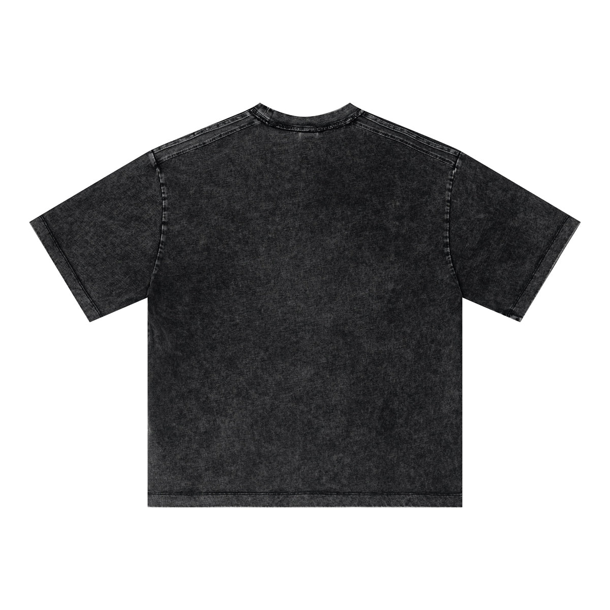 Camiseta lavada con efecto descolorido en el reverso, 285 g/m²