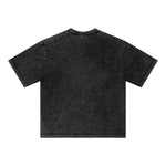 Camiseta lavada con efecto descolorido en el reverso, 285 g/m²