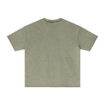 Washed Raw Edge Reverse T Shirt 275gsm
