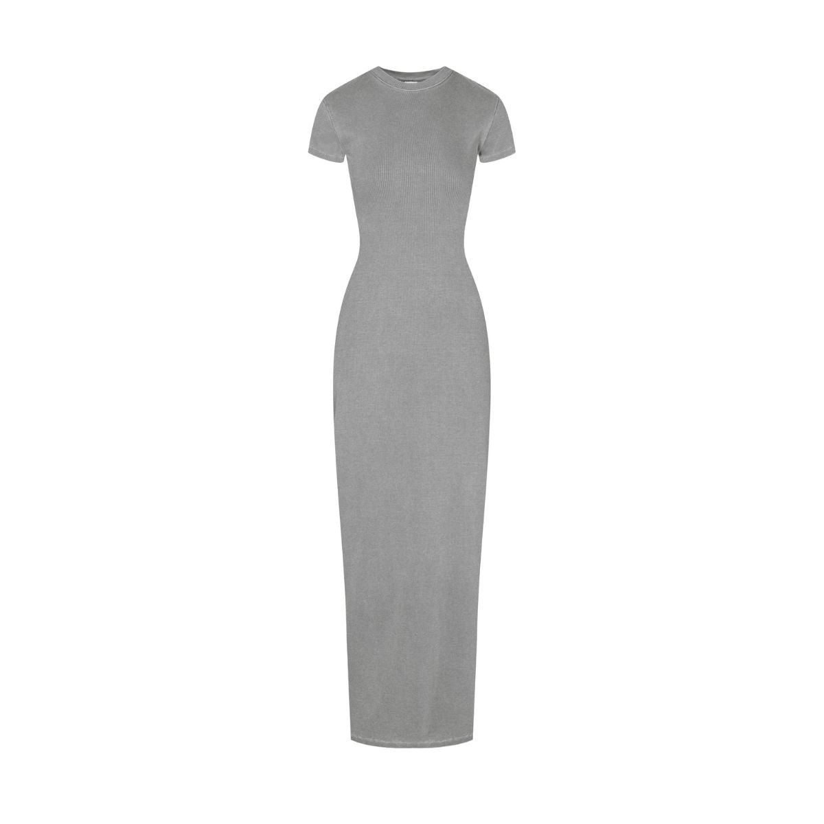 Vintage Wash Ribbed Tee Maxi Dress