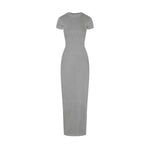 Vintage Wash Ribbed Tee Maxi Dress