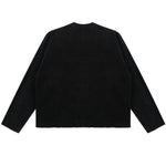 Heavyweight Washed Waffle Cotton Long Sleeve Tee 340G