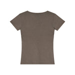 Fitted Rib-Knit V Neck T-Shirt 275gsm