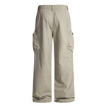 Relaxed Fit Tactical Cargo Zipper Pants