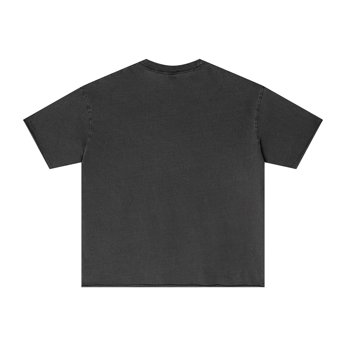 Washed Raw Edge Reverse T Shirt 275gsm