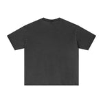 Washed Raw Edge Reverse T Shirt 275gsm