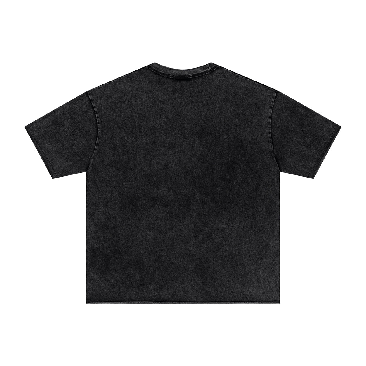 Washed Raw Edge Reverse T Shirt 275gsm
