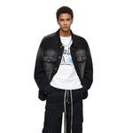 Washed Gradient Trucker Denim Jacket