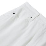 Women's White Denim Mini Skirt