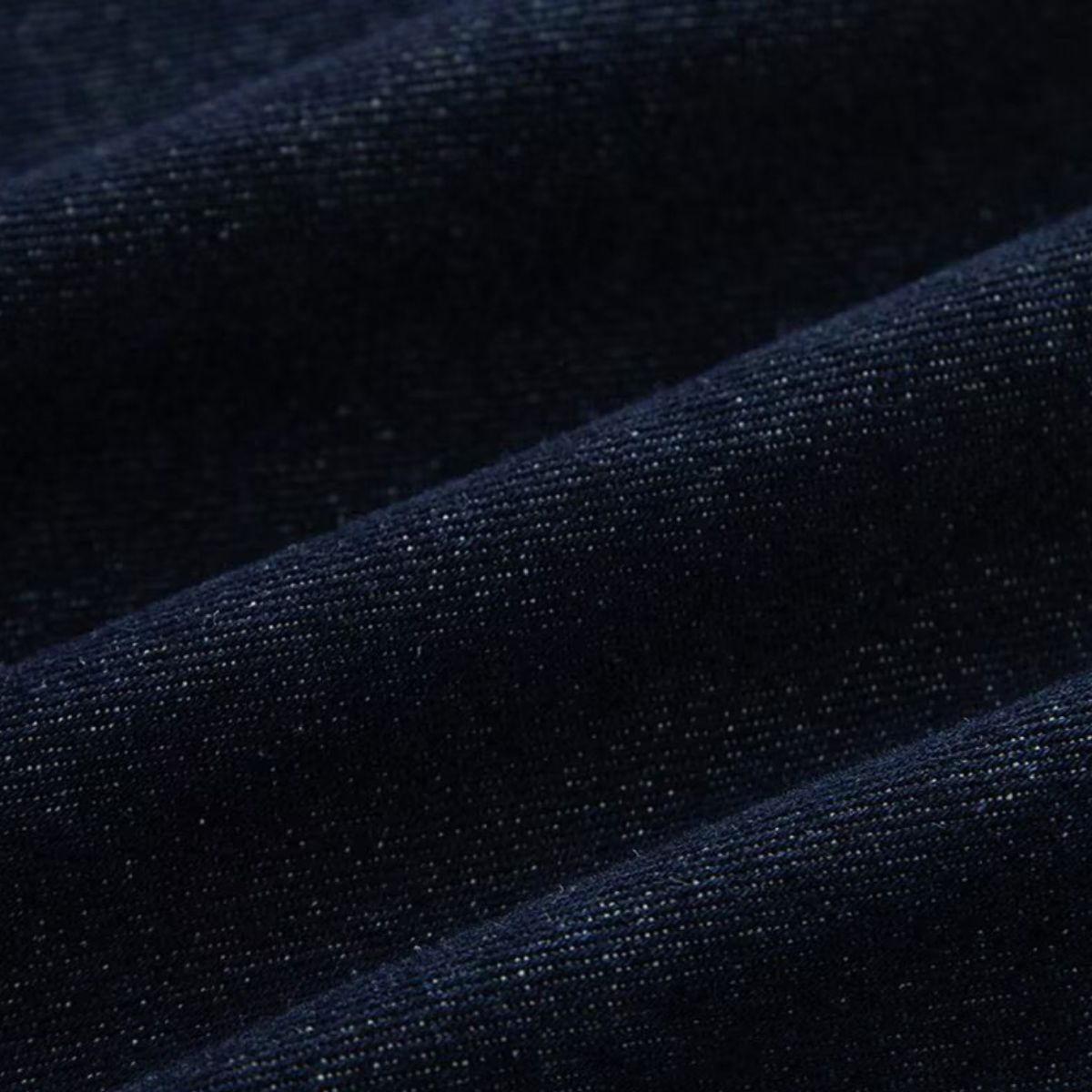 Indigo Button-Front Baggy Denim Jacket