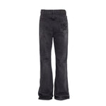 Vintage Washed Slim Flare Jeans