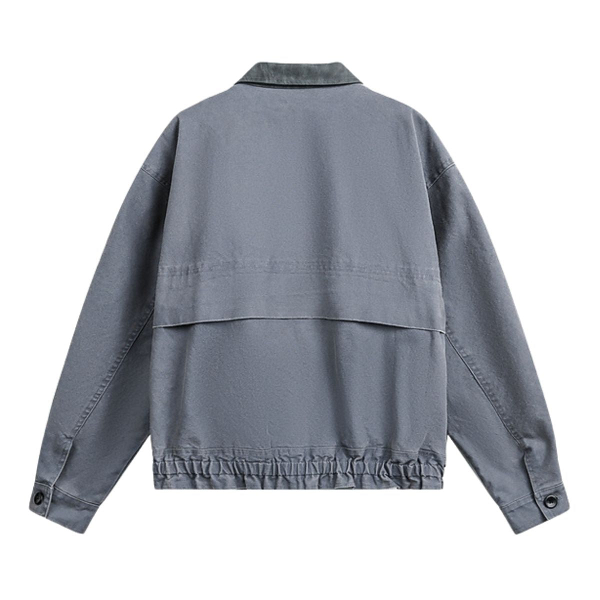 Vintage Washed Canvas Barn-style Loose-fitting Denim Jacket