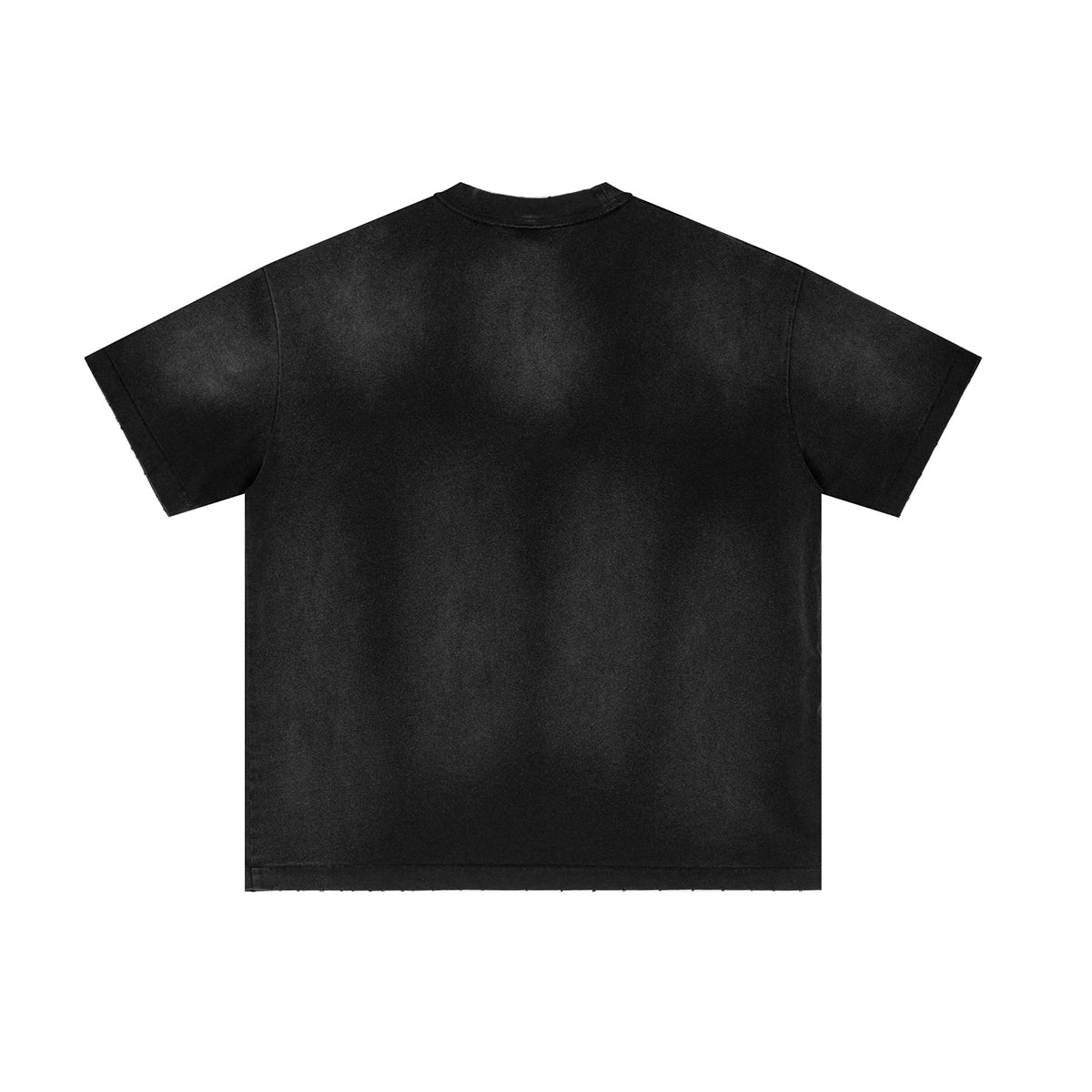Acid Washed Distressed Reverse Tee 275gsm