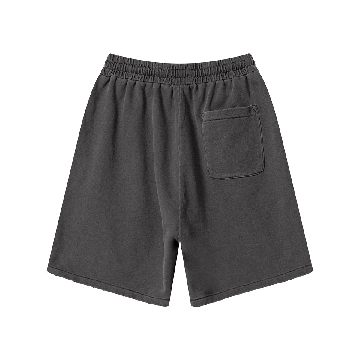 Vintage Wash Destructive Shorts