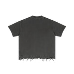 Washed Distressed Heavyweight T Shirt 310gsm