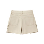 Women's Denim Cargo Mini Skort