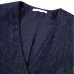Women' s Relaxed Indigo Denim Waistcoat