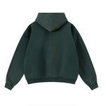 Soft Cotton Fleece Front Pocket Pullover Hoodie