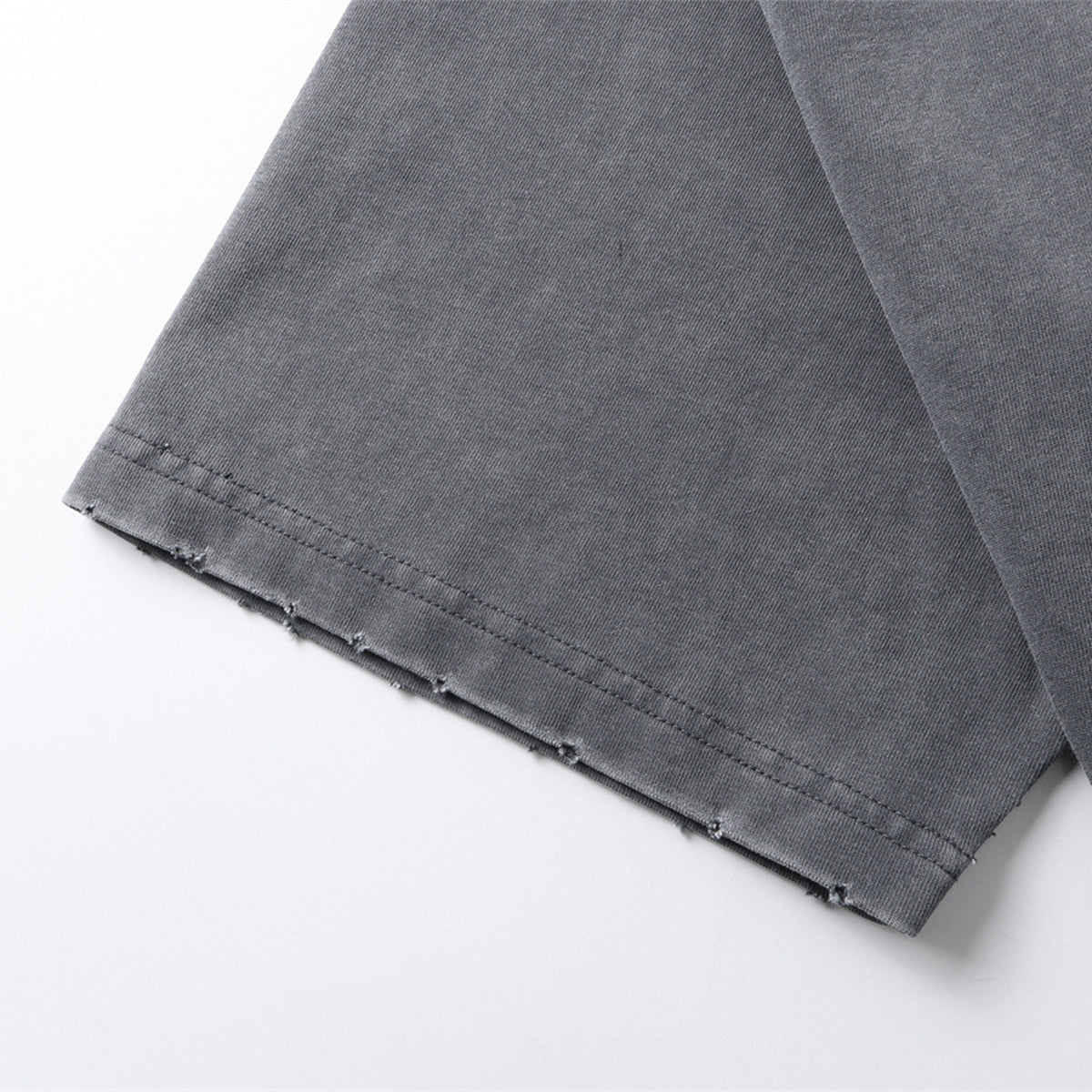 Utility Pocket Distressed Washed Oversized Street Tee