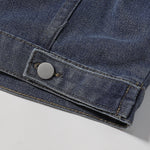 Butterfly Embroidery Denim Trucker Jacket