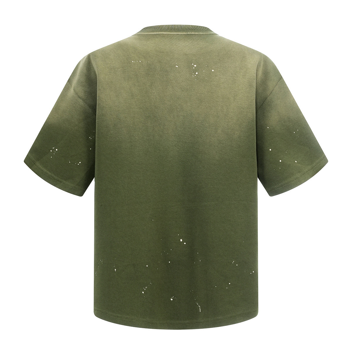 Splatter Dye Washed Distressed Air Mamba Cotton Tee