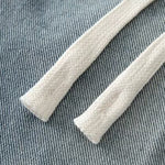 Drawstring Relaxed Fit Denim Shorts
