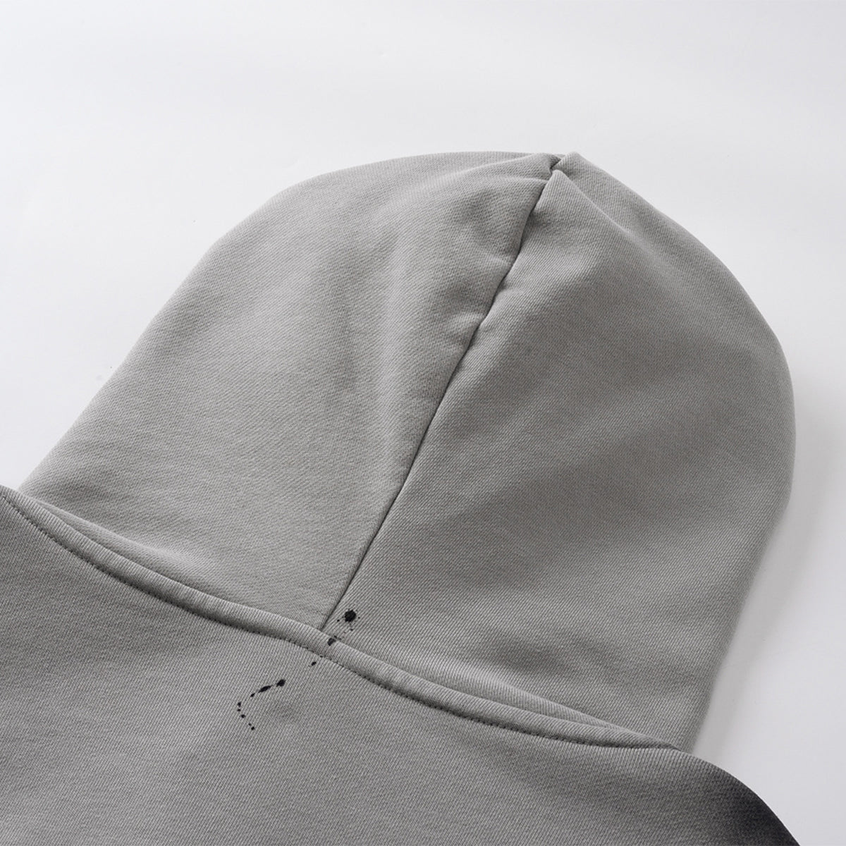 Distressed Paint Splatter Zippered Hoodie