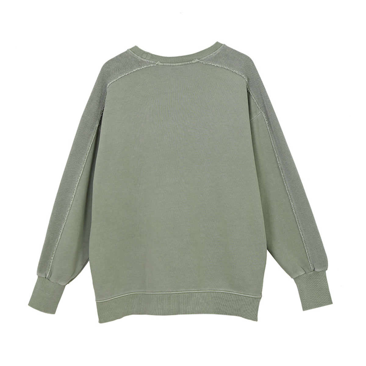 Vintage Washed Ninja Sleeve Split Hem Sweatshirt