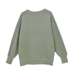 Vintage Washed Ninja Sleeve Split Hem Sweatshirt