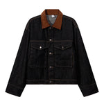Relaxed Patchwork Selvedge Denim Jacket