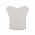 Solid Slim Fit Cropped Hot Girl Tee