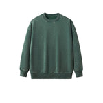 Oversized Stone Wash Fleece Sweatshirt