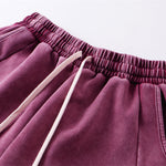 Casual Streetwear Washed Distressed Air Mamba Shorts