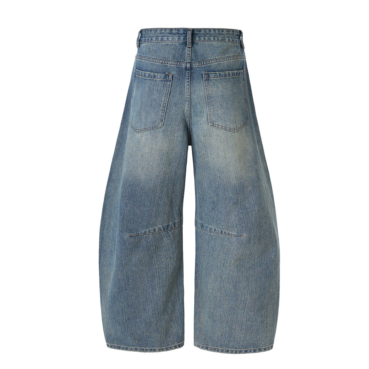 Wide-Leg Baggy Retro Jeans