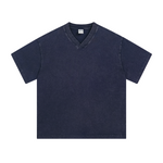 Batik Vintage Washed V-Neck T-Shirt 250gsm