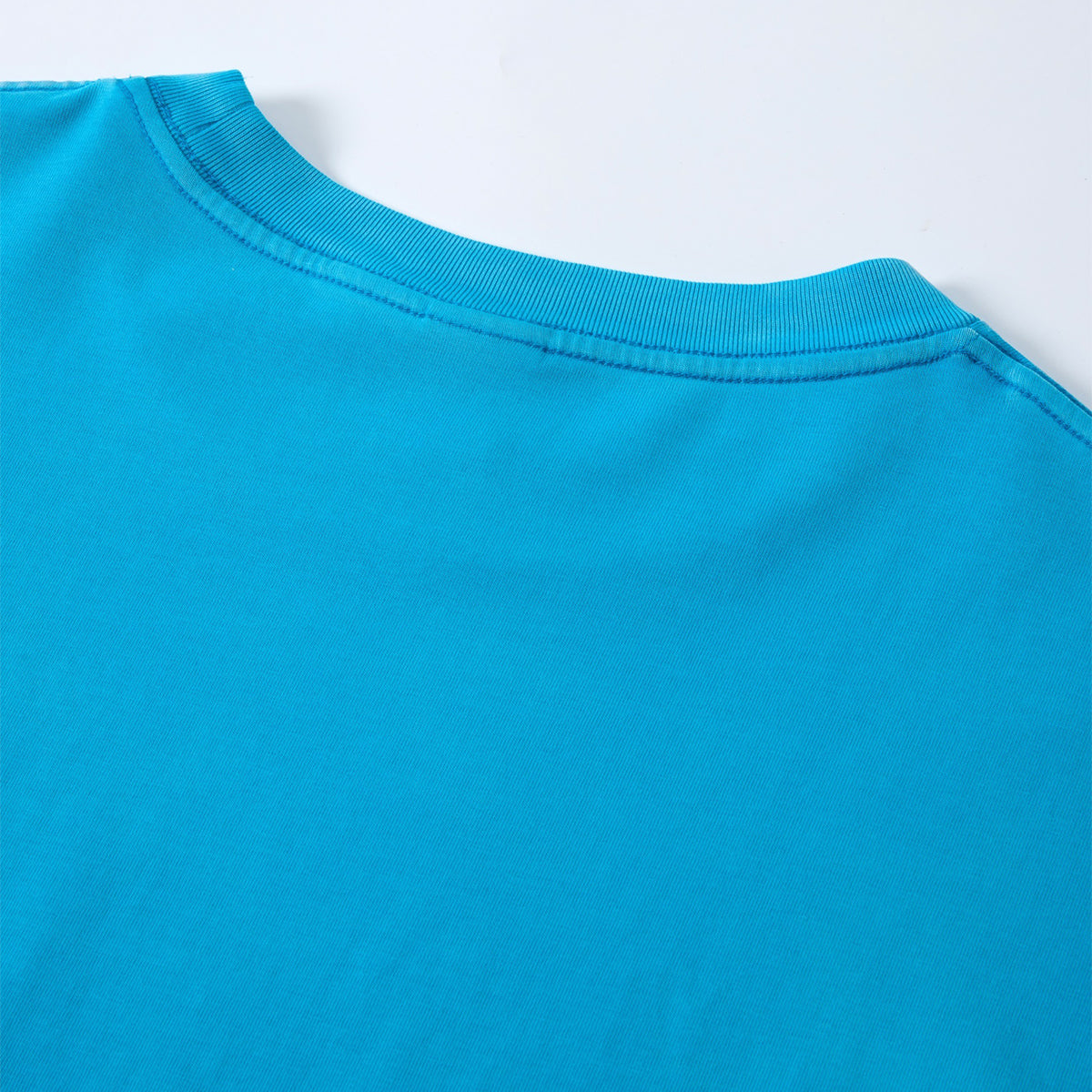 Boxy Raw Edge Washed Loose Short Sleeve Tee