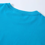 Boxy Raw Edge Washed Loose Short Sleeve Tee