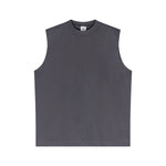 Quick Dry Raw Edge Muscle Tank 210gsm