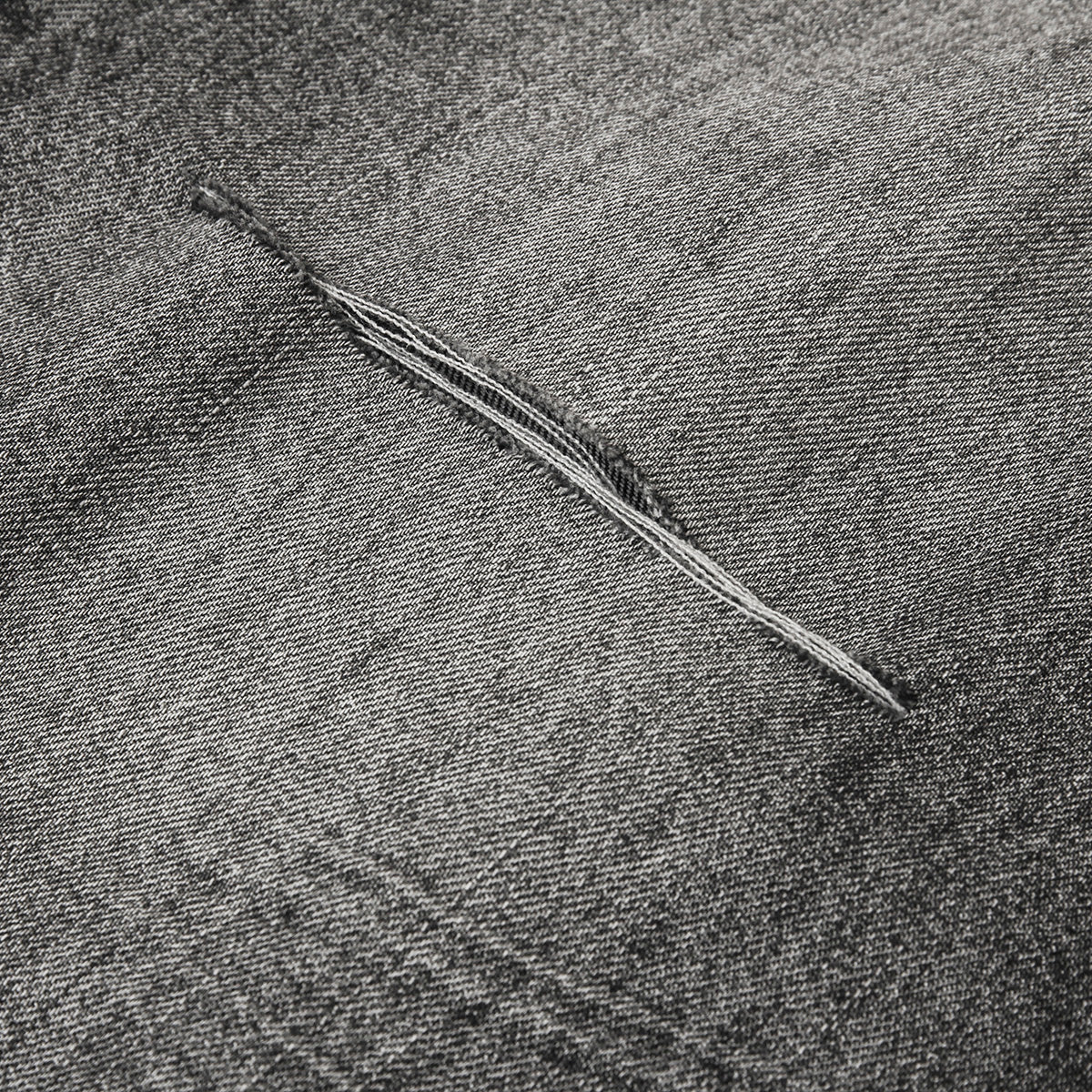 Gradient Fade Knee-Ripped Baggy Jeans