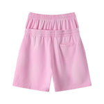 Casual Drawstring Double Waistband Shorts