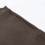 Velour Mock Layered Raglan Sleeve Top