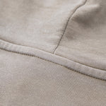 Ombre Raw Edge Kangaroo Pocket Distressed Hoodie