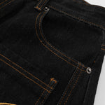 Wide Leg Embroidery Selvedge Bermuda Shorts